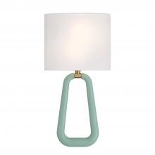 Crystorama JOR-7352-AG-GR - Jori 10'' Aged Brass + Green Sconce