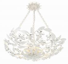 Crystorama MSL-306-MT_CEILING - Marselle 24'' Matte White Semi Flush Mount