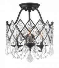 Designers Fountain 90311-VB - Ravina 3 Light Semi-Flush