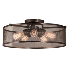 DVI DVP15718GR-N - GASTOWN 5 LT SEMI FLUSH