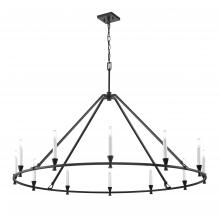 DVI DVP37145EB - CARISBROOKE 50" CHANDELIER, BLACK