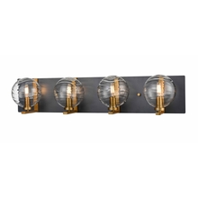 DVI DVP40444BR+GR-RPG - TROPEA 4 LT. BATH VANITY BRASS AND GR.