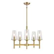 DVI DVP50225BR-CRK - Athenium 5 Light Chandelier