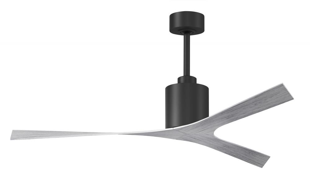 Molly modern ceiling fan in Matte Black finish with all-weather 56” ABS blades. Optimized for da