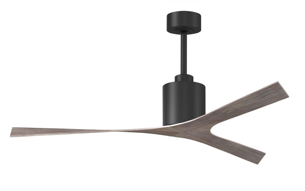 Molly modern ceiling fan in Matte Black finish with all-weather 56” ABS blades. Optimized for da