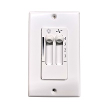 Matthews Fan Company AT-AC-WC-SS - AC Motor 3 Wire System - 4 Speed Control - LED Dimmable
