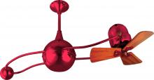 Matthews Fan Company B2K-RED-WD - Brisa 2000 - Rotational Ceiling Fan - Rubi Finish - Wood Blades