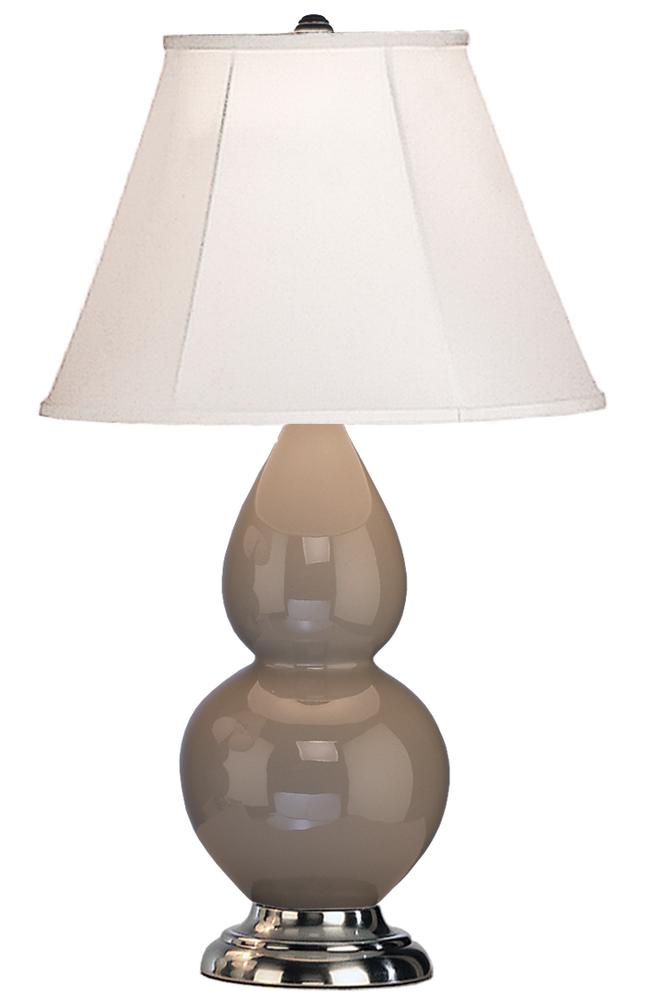 Smokey Taupe Small Double Gourd Accent Lamp