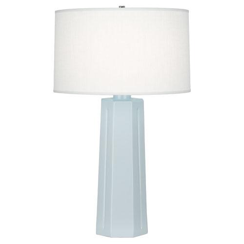 Baby Blue Mason Table Lamp