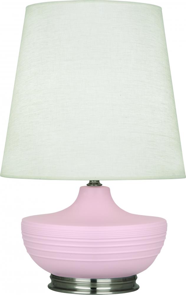 Matte Woodrose Michael Berman Nolan Table Lamp