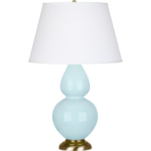 Robert Abbey 1666X - Baby Blue Double Gourd Table Lamp