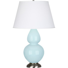 Robert Abbey 1676X - Baby Blue Double Gourd Table Lamp