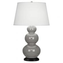 Robert Abbey 339X - Smokey Taupe Triple Gourd Table Lamp