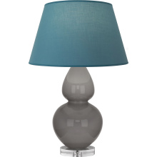 Robert Abbey A750B - Smokey Taupe Double Gourd Table Lamp
