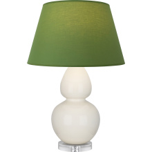 Robert Abbey A756G - Bone Double Gourd Table Lamp