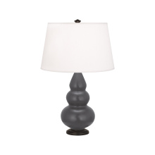 Robert Abbey MCR31 - Matte Ash Small Triple Gourd Accent Lamp