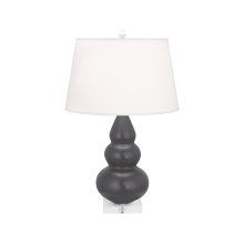 Robert Abbey MCR33 - Matte Ash Small Triple Gourd Accent Lamp