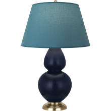 Robert Abbey MMB55B - Matte Midnight Blue Double Gourd Table Lamp