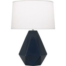 Robert Abbey MMB97 - Matte Midnight Blue Delta Table Lamp