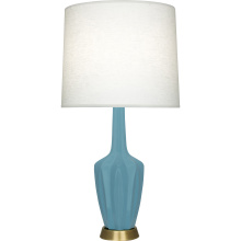 Robert Abbey MOB38 - Matte Steel Blue Emma Table Lamp