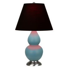 Robert Abbey MOB52K - Matte Steel Blue Small Double Gourd Accent Lamp