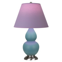 Robert Abbey MOB52L - Matte Steel Blue Small Double Gourd Accent Lamp