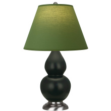 Robert Abbey MOS12G - Matte Obsidian Small Double Gourd Accent Lamp