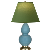 Robert Abbey OB10G - Steel Blue Small Double Gourd Accent Lamp