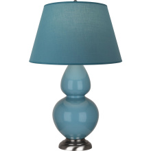 Robert Abbey OB22B - Steel Blue Double Gourd Table Lamp