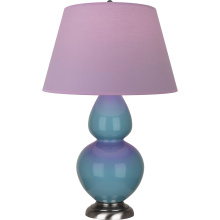 Robert Abbey OB22L - Steel Blue Double Gourd Table Lamp