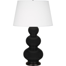 Robert Abbey OS41X - Obsidian Triple Gourd Table Lamp