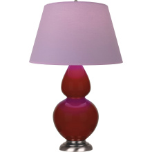 Robert Abbey OX22L - Oxblood Double Gourd Table Lamp