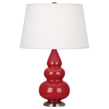 Robert Abbey RR32X - Ruby Red Small Triple Gourd Accent Lamp