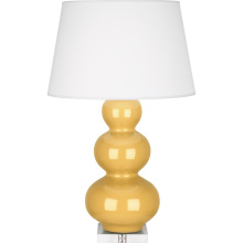 Robert Abbey SU43X - Sunset Triple Gourd Table Lamp