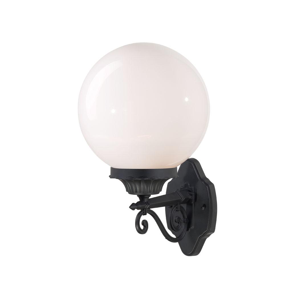 Havana Collection Wall-Mount 1-Light Outdoor Matte Black Light Fixture