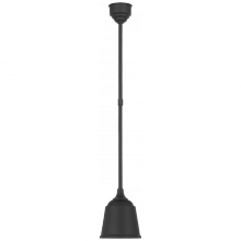 Visual Comfort & Co. Signature Collection TOB 5810MBK-MBK - Academy 8" Rockhouse Pendant
