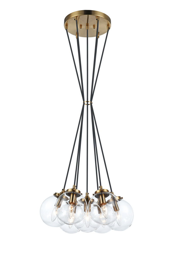 The Bougie Aged Gold Brass Pendant