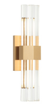 Matteo Lighting S06918AG - KRUSTALLOS Wall Sconce