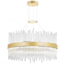 CWI Lighting 1063P24-169 - Genevieve Integrated LED 24in Medallion Gold Chandelier