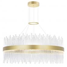 CWI Lighting 1063P32-169 - Genevieve Integrated LED 32in Medallion Gold Chandelier