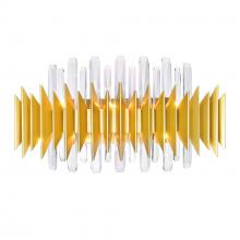 CWI Lighting 1247W24-7-602 - Cityscape 7 Light 24in Satin Gold Vanity Light
