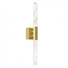 CWI Lighting 1589W24-624 - Greta Integrated LED 24in Brass Vanity Light with Handcrafted Glass