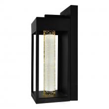 CWI Lighting 1696W5-1-101-A - Rochester Integrated LED 15in Black Outdoor Wall Light