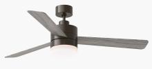 Generation Lighting 3ERAR52AGPD - Era 52" Dimmable LED Indoor/Outdoor Aged Pewter Ceiling Fan with Light Kit, Remote Control and M