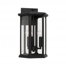 Capital 946631BK - 3 Light Outdoor Wall Lantern