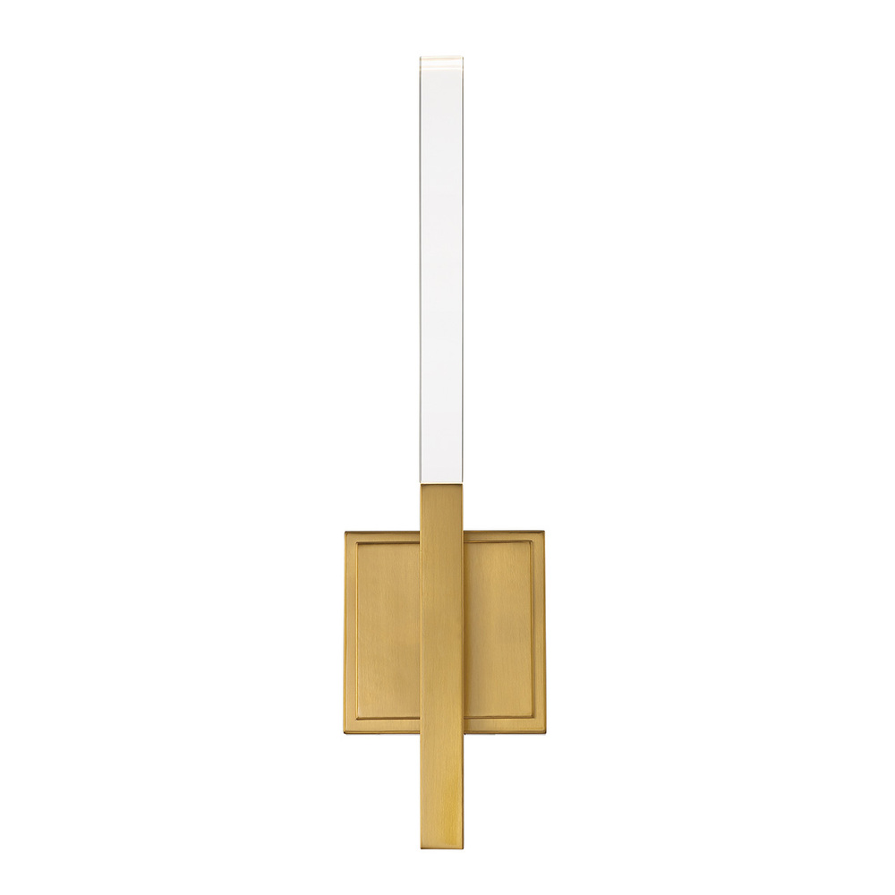 Benicio 2 Light Vanity in Brushed Gold