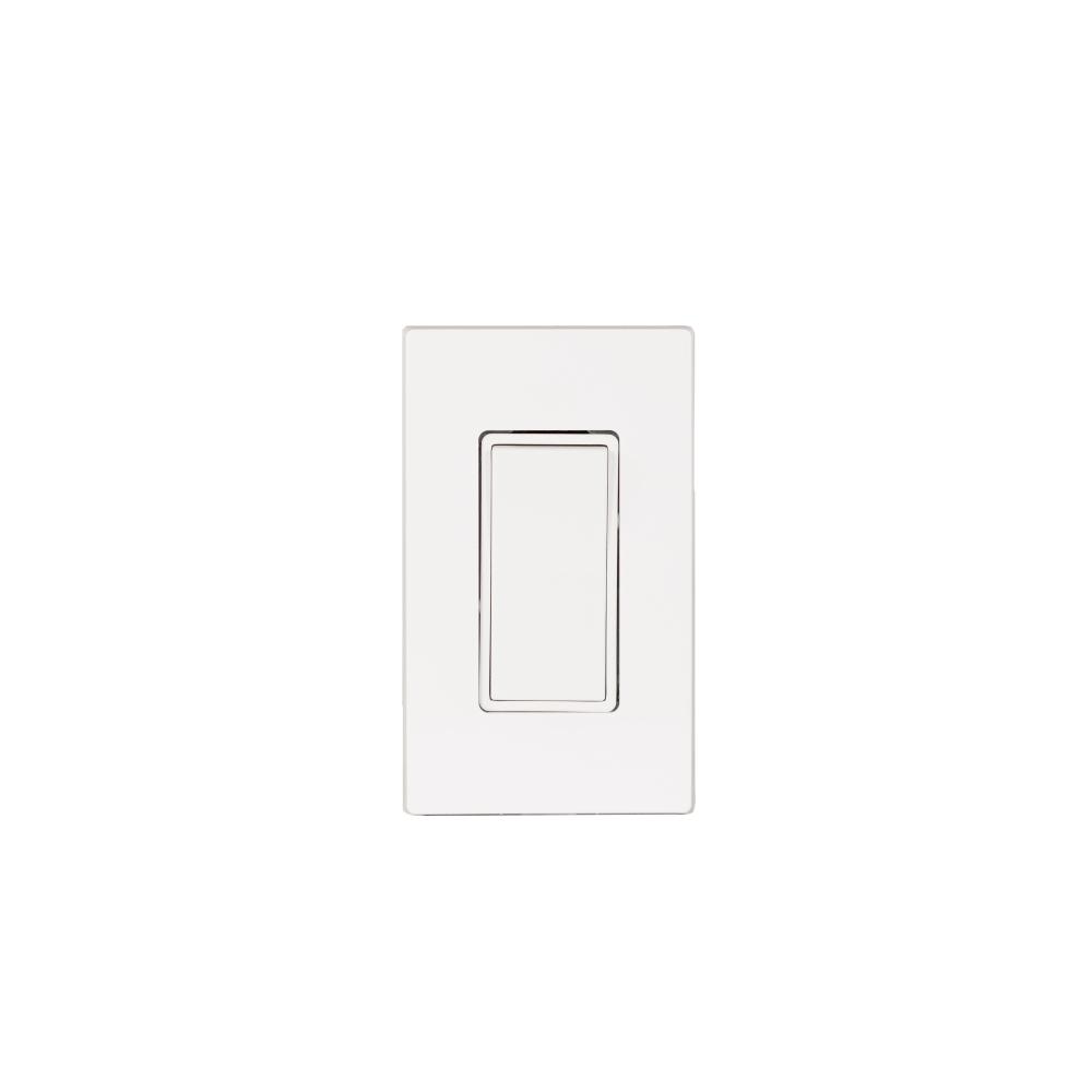 Eurofase EFSSPW1 On/Off Switch with White Screwless Plate and Box