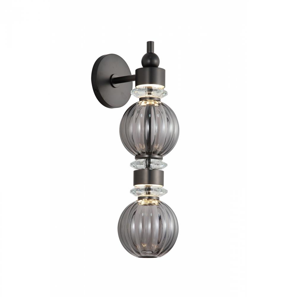 Avra Black Wall Sconce