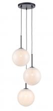 Avenue Lighting HF4233-BK-WHT - Delilah Collection Pendant