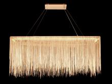 Avenue Lighting HF1201-G - FOUNTAIN AVE. COLLECTION GOLD JEWELRY RECTANGLE HANGING FIXTURE